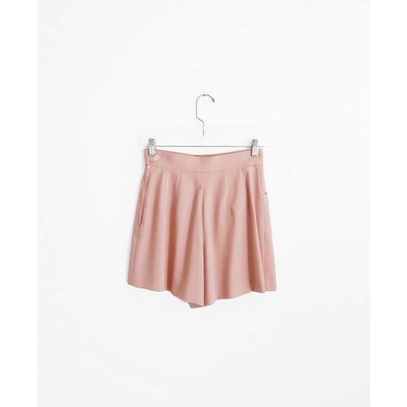 Vintage 90s Ralph Ralph Lauren Light Salmon Pink Shorts Suit 4/6 fit 2 - Picture 5 of 8